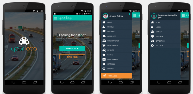 buy ride sharing app script