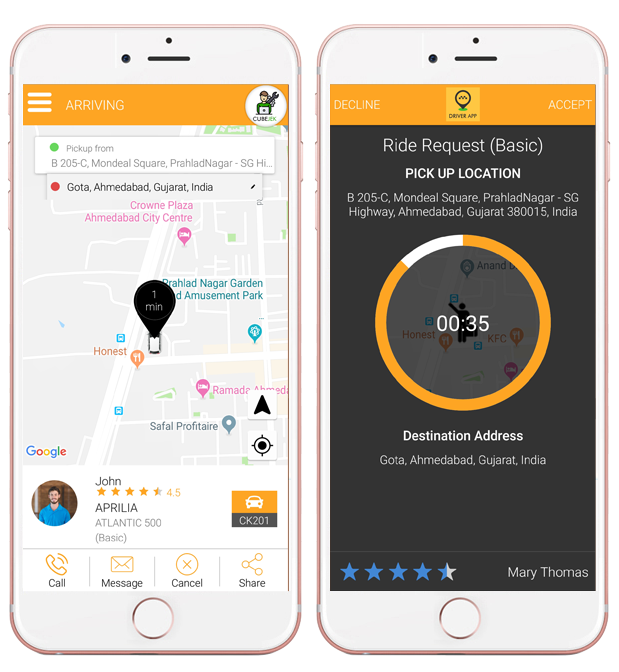 Orbit Taxi and Delivery App
