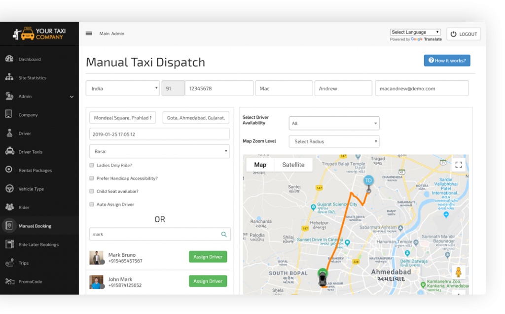 software-for-taxi-dispatch