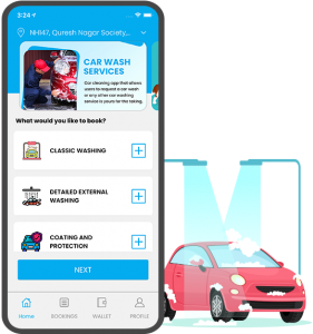 on-demand car wash app
