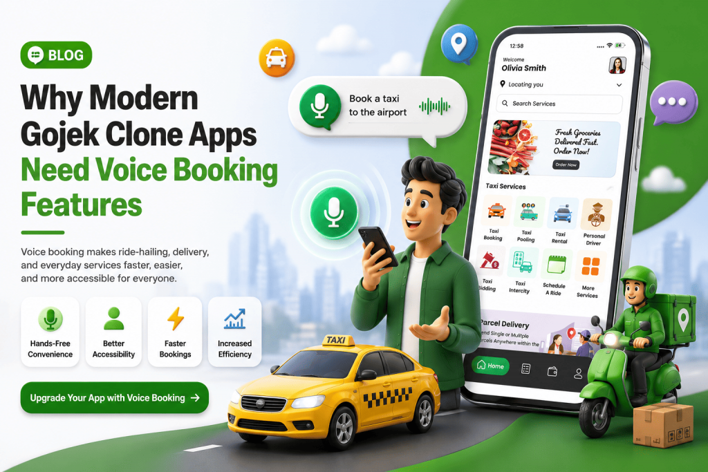 Why Modern Gojek Clone Apps Need Voice Booking Features