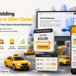 taxi bidding feature in an Uber Clone app helps increase booking