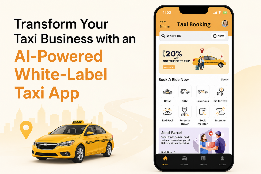 White-Label AI Uber Clone for Taxi Business Launch