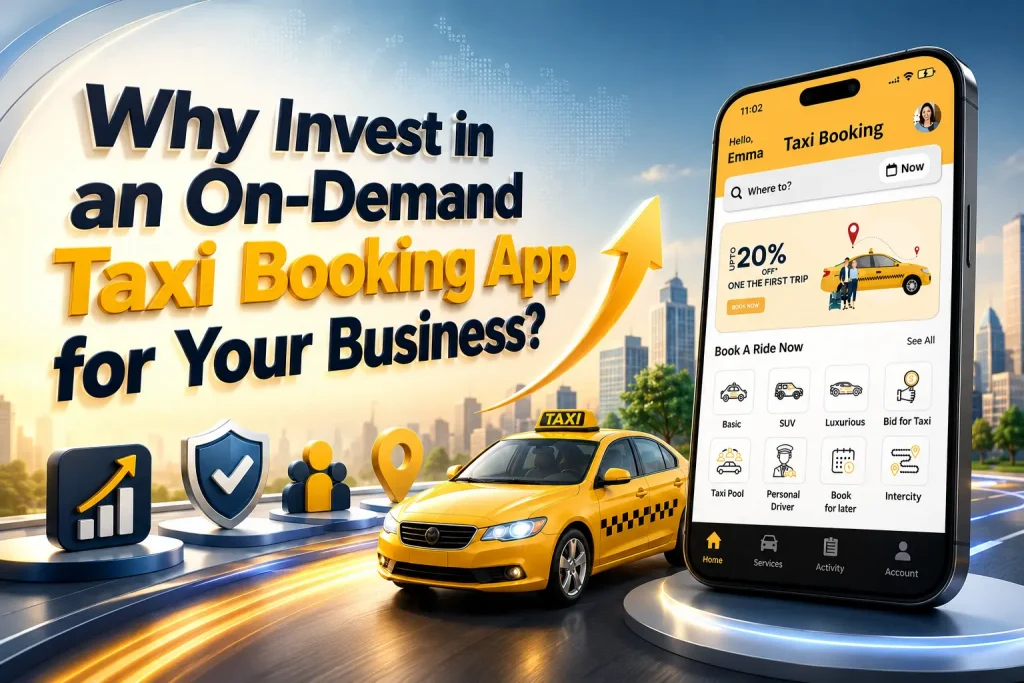 Why Invest in an On-Demand Taxi Booking App for Your Business
